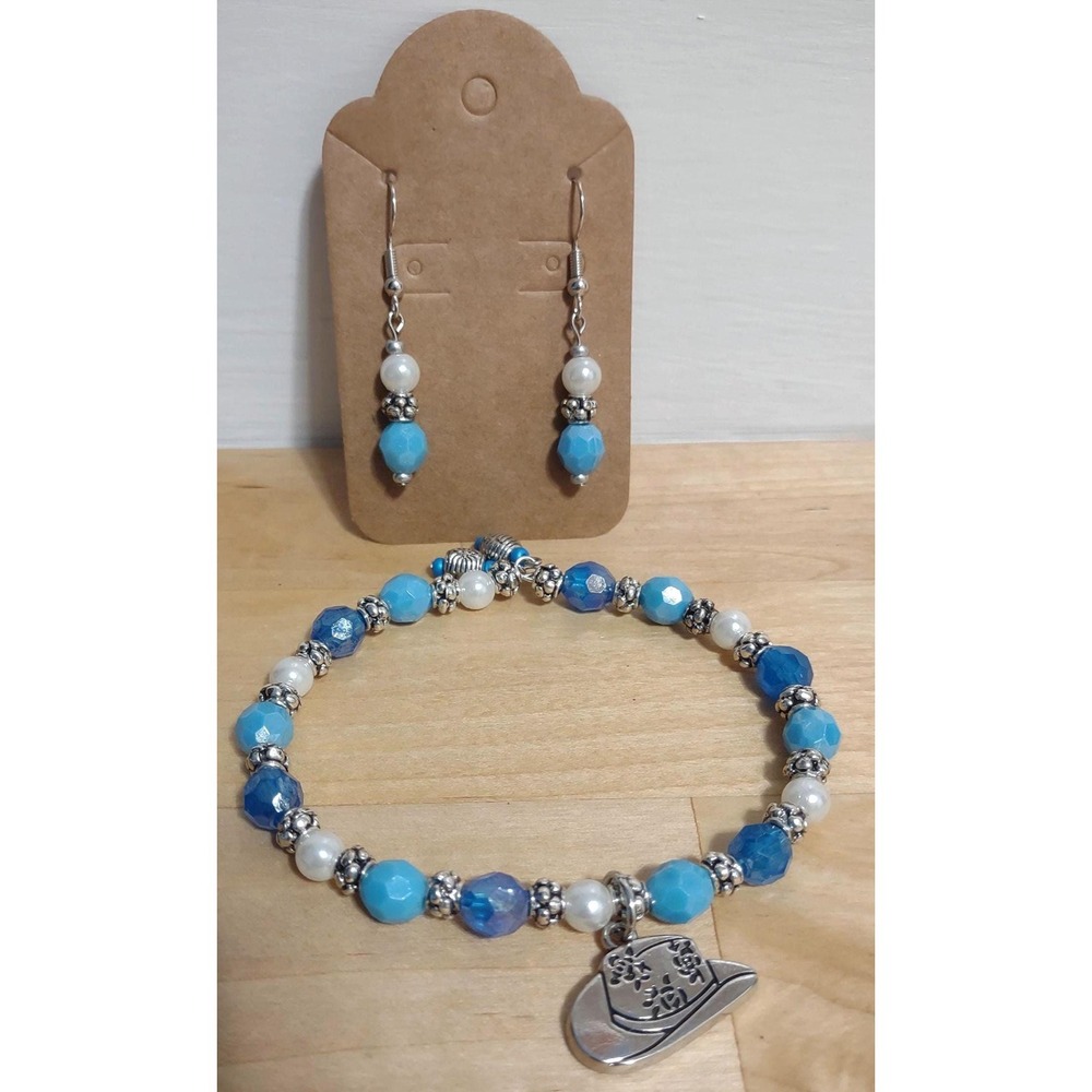 Cowgirl Chic Bracelet and Earring Set